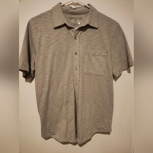 Boys Gray Short Sleeve Shirt NwoT